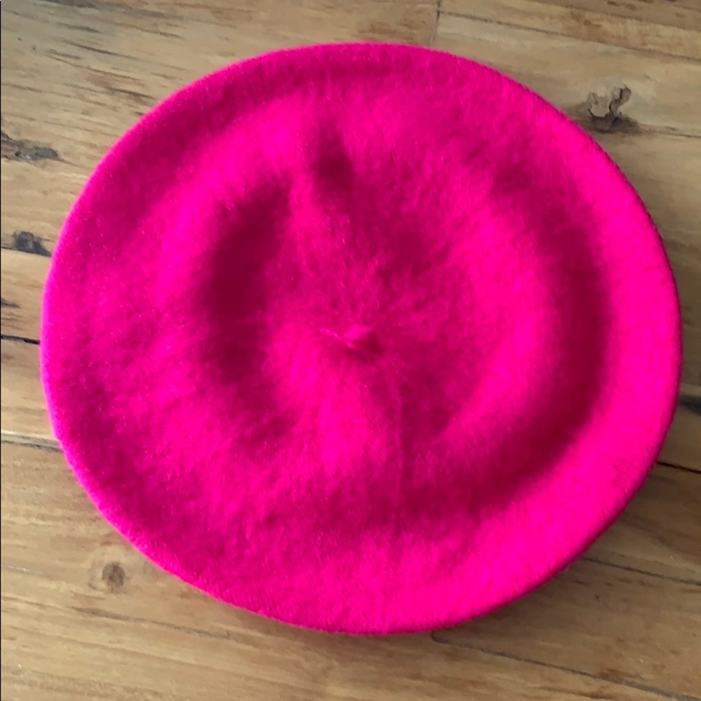 Brand New Pink Wool Beret